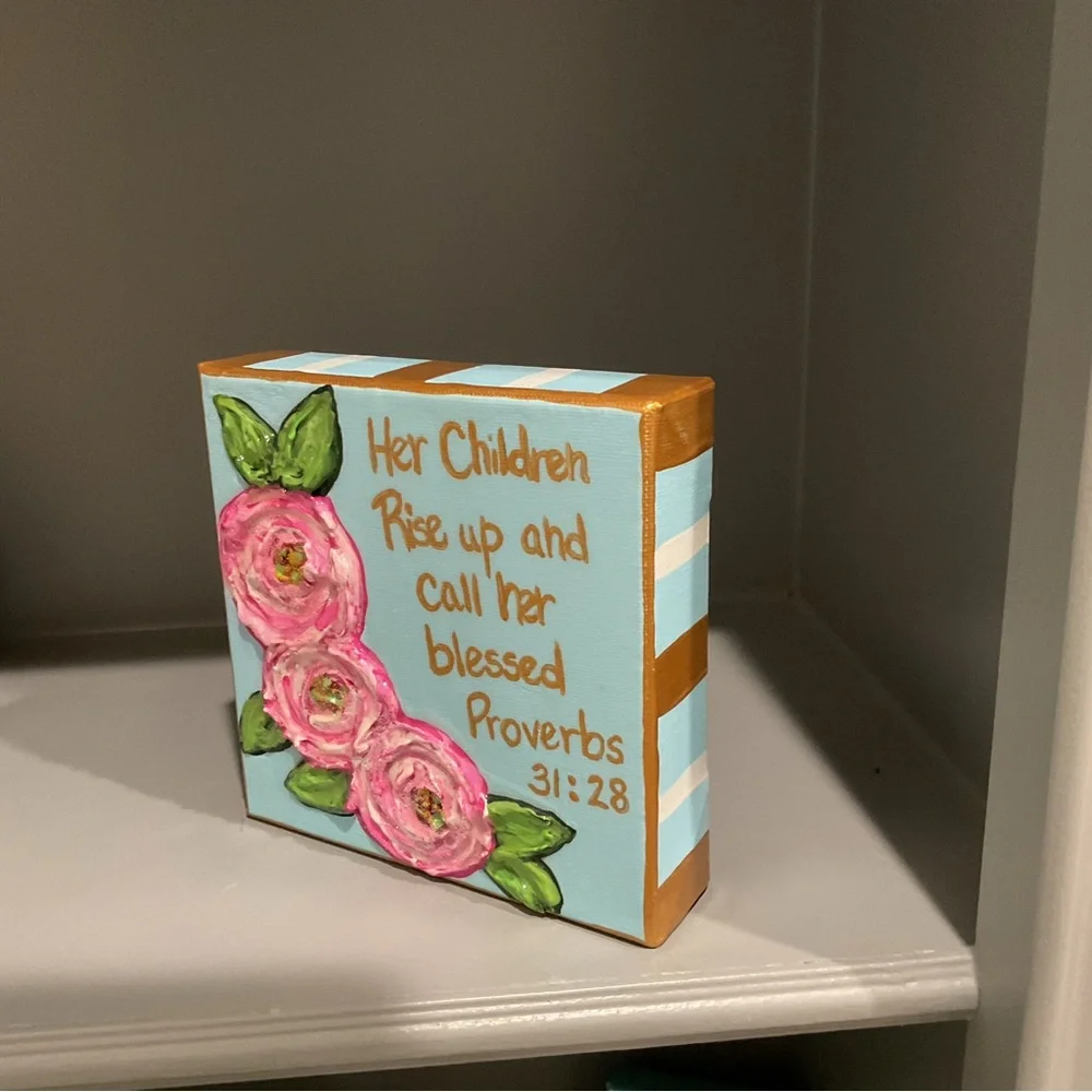 🔴Floral Proverbs Canvas Art🔴 - Picture 5 of 5